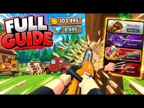Chop A Forest Guide! (Codes, COMPLETE FAST, Tips & Tricks, Best Class Tier List, & MORE) ROBLOX